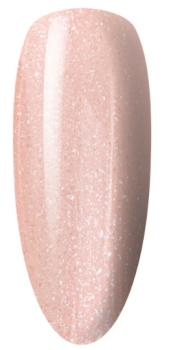 Maliva Gellack Shiny Soft Pink Glitter Nagel